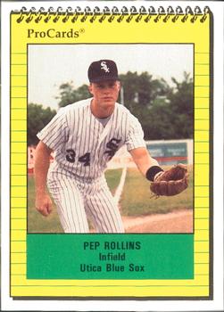 1991 ProCards #3250 Pep Rollins Front