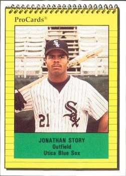 1991 ProCards #3256 Jonathan Story Front