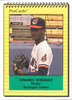 1991 ProCards #3297 Fernando Hernandez Front