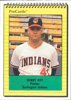 1991 ProCards #3298 Denny Key Front