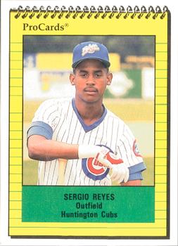 1991 ProCards #3349 Sergio Reyes Front