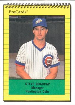 1991 ProCards #3353 Steve Roadcap Front