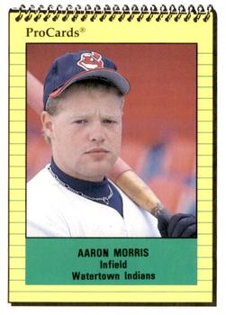 1991 ProCards #3375 Aaron Morris Front