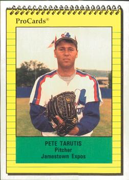 1991 ProCards #3545 Pete Tarutis Front