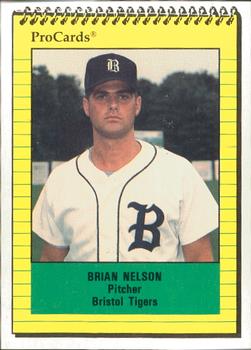 1991 ProCards #3600 Brian Nelson Front