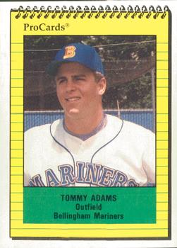 1991 ProCards #3677 Tommy Adams Front
