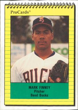 1991 ProCards #3690 Mark Finney Front