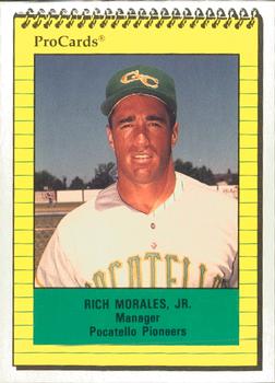 1991 ProCards #3800 Rich Morales Front