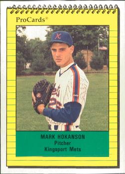 1991 ProCards #3809 Mark Hokanson Front