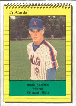 1991 ProCards #3812 Brad Schorr Front