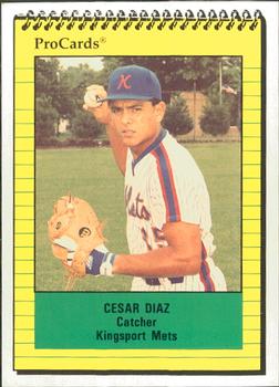 1991 ProCards #3815 Cesar Diaz Front