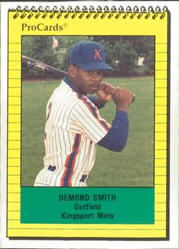 1991 ProCards #3828 Demond Smith Front