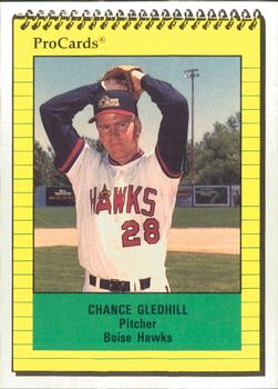 1991 ProCards #3870 Chance Gledhill Front