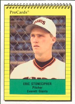 1991 ProCards #3911 Eric Stonecipher Front