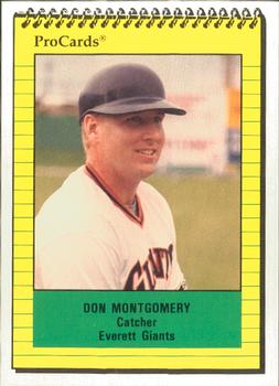 1991 ProCards #3919 Don Montgomery Front