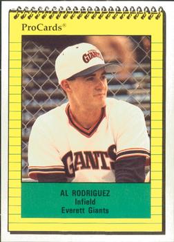 1991 ProCards #3923 Al Rodriguez Front