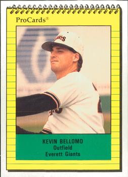 1991 ProCards #3926 Kevin Bellomo Front