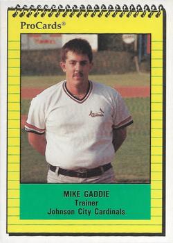 1991 ProCards #NNO Mike Gaddie Front