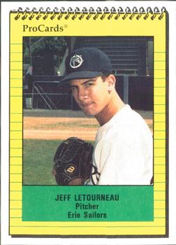 1991 ProCards #4064 Jeff Letourneau Front