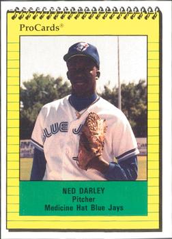 1991 ProCards #4091 Ned Darley Front
