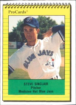 1991 ProCards #4100 Steve Sinclair Front