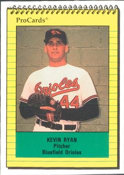 1991 ProCards #4128 Kevin Ryan Front