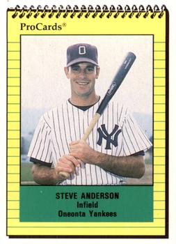 1991 ProCards #4159 Steve Anderson Front