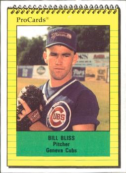 1991 ProCards #4207 Bill Bliss Front
