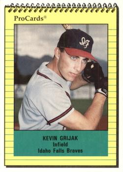 1991 ProCards #4337 Kevin Grijak Front