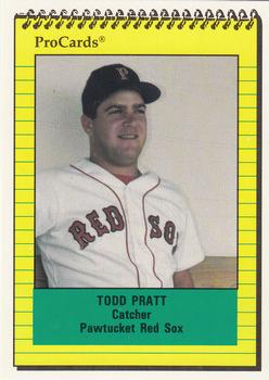 1991 ProCards #41 Todd Pratt Front