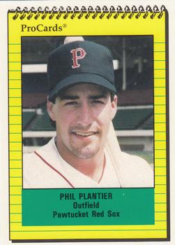 1991 ProCards #51 Phil Plantier Front