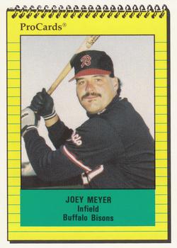 1991 ProCards #547 Joey Meyer Front