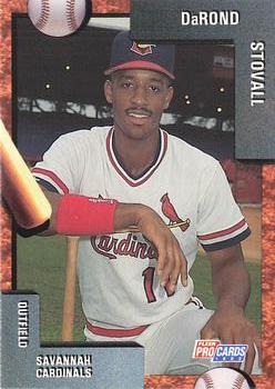1992 Fleer ProCards #676 DaRond Stovall Front
