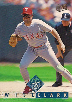 1995 Ultra #108 Will Clark Front
