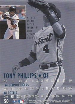 1995 Ultra #50 Tony Phillips Back