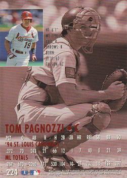 1995 Ultra #224 Tom Pagnozzi Back