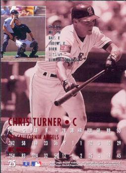 1995 Ultra #25 Chris Turner Back