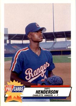 1993 Fleer ProCards Florida State League All-Stars #FSL-3 Daryl Henderson Front