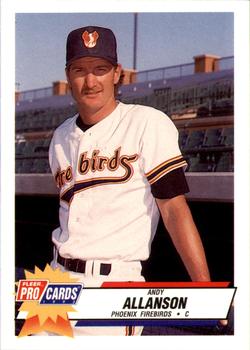 1993 Fleer ProCards #1517 Andy Allanson Front
