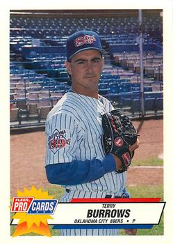 1993 Fleer ProCards #1620 Terry Burrows Front