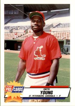 1993 Fleer ProCards #2638 Dmitri Young Front
