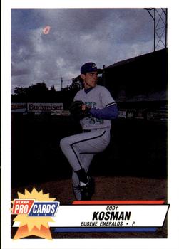 1993 Fleer ProCards #3852 Cody Kosman Front