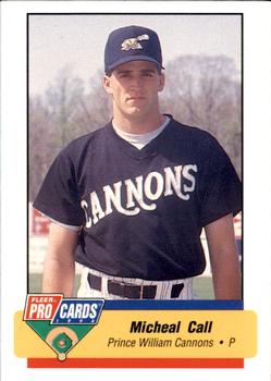1994 Fleer ProCards Carolina League All-Stars #CAR-7 Micheal Call Front