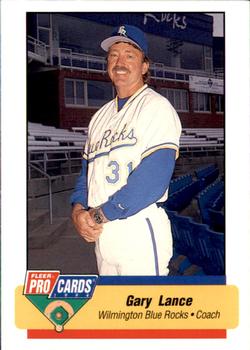 1994 Fleer ProCards Carolina League All-Stars #CAR-19 Gary Lance Front