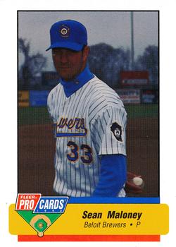 1994 Fleer ProCards Midwest League All-Stars #MDW-9 Sean Maloney Front