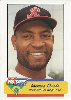 1994 Fleer ProCards Triple A All-Stars #AAA14 Sherman Obando Front