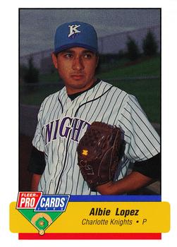 1994 Fleer ProCards #891 Albie Lopez Front