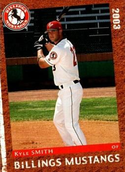 2003 Grandstand Billings Mustangs #NNO Kyle Smith Front