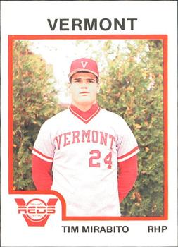 1987 ProCards #821 Tim Mirabito Front
