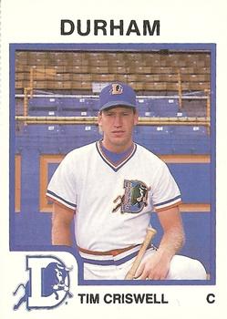 1987 ProCards #1658 Tim Criswell Front
